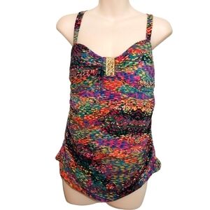 🔵BOGO FREE🔵 Anne Cole Collection Swim Top Sz 10